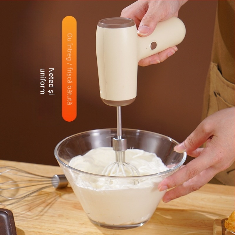 Tel electric fără fir pentru ouă, portabil, 5 trepte, sub 100W, 36V, model Yx-electric egg whisk