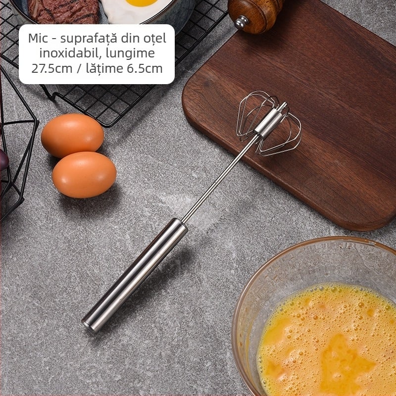 Tel pentru ouă – manual, din oțel inoxidabil, neelectric; 1 funcție; stil: modern simplu