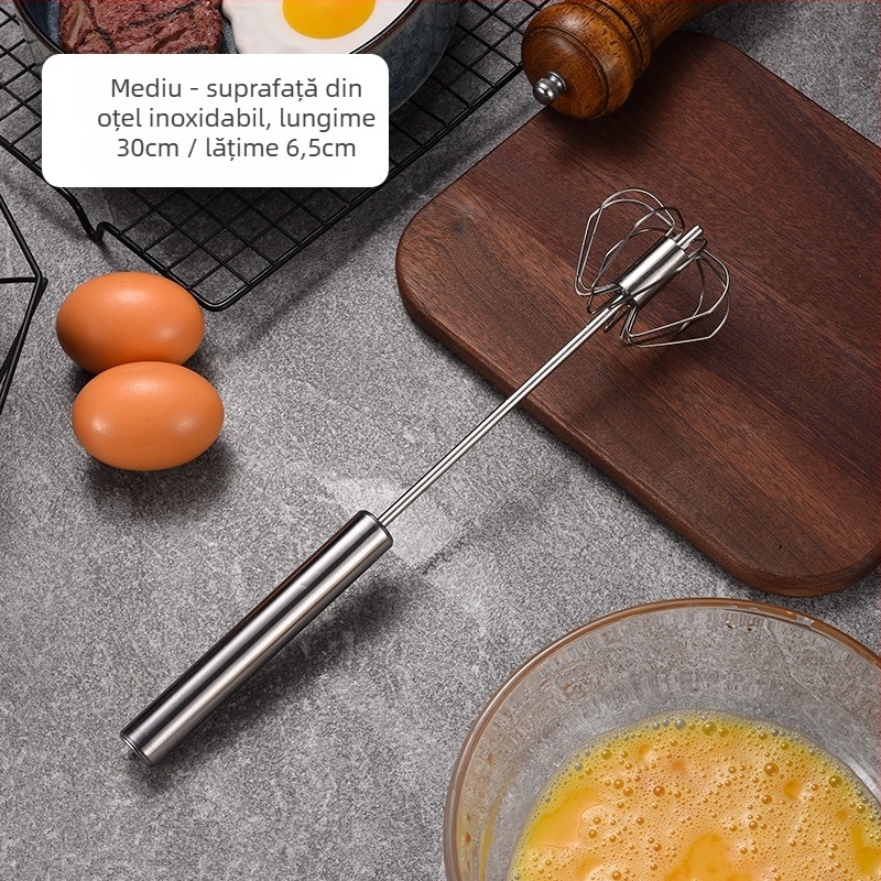 Tel pentru ouă – manual, din oțel inoxidabil, neelectric; 1 funcție; stil: modern simplu