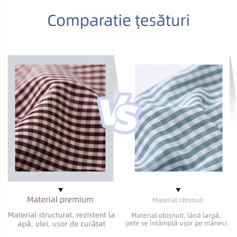 Huse impermeabile pentru mâneci, unisex, imprimeu pătrățat, stil pastoral, pentru iarnă, primăvară și toamnă