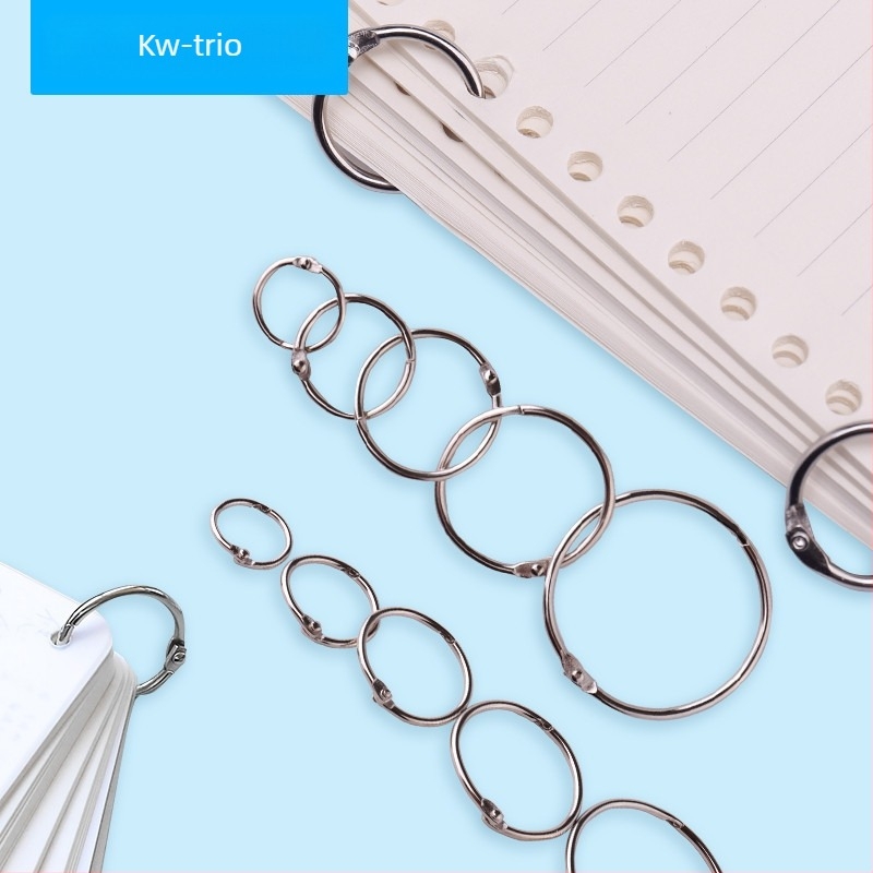 Inel metalic deschis pentru legare de cărți, proiecte DIY, model 19, brand Can be excellent