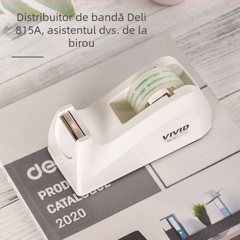 Deli suport pentru bandă și bază de tăiere, din plastic, model 81, compatibil cu benzi de până la 22 mm lățime