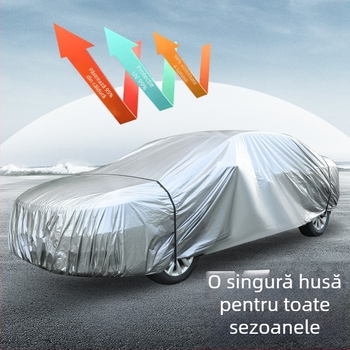 coveryoo Husă auto pentru sedan — Ușoară, Impermeabilă și Rezistentă la praf, Personalizabilă, 1 kg, Material: Altul