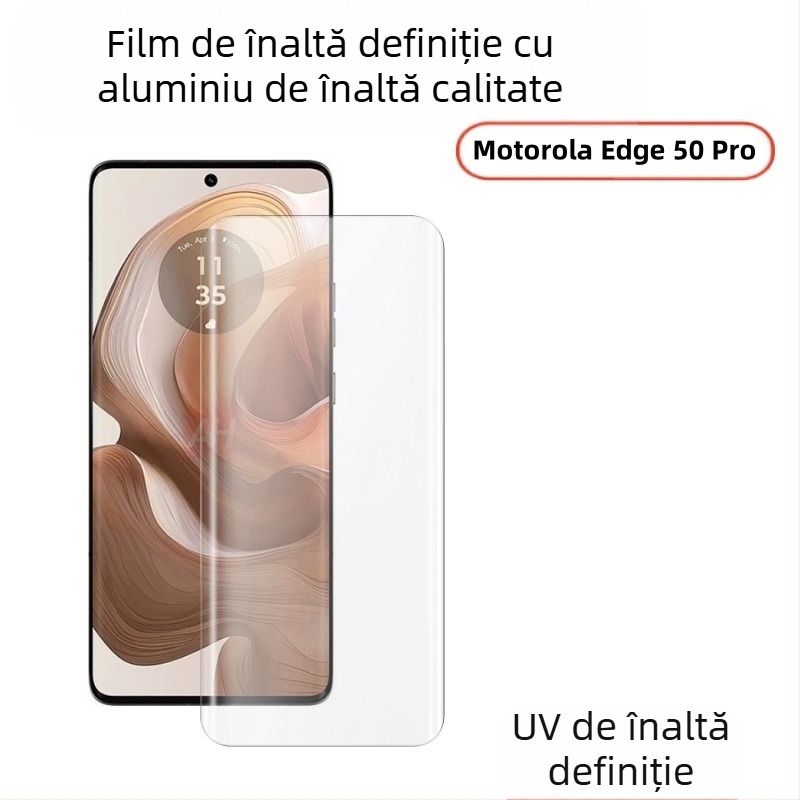 Protector de ecran din sticlă temperată pentru Motorola Edge50 Pro — finisaj mat, protecție împotriva luminii albastre, antiamprentare, rezistent la praf
