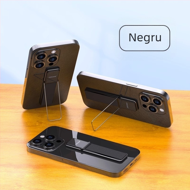 Suport pentru telefon cu inel și curea de mână – anti-cădere, ABS + bandă elastică + arc din oțel inoxidabil + bandă dublu adezivă