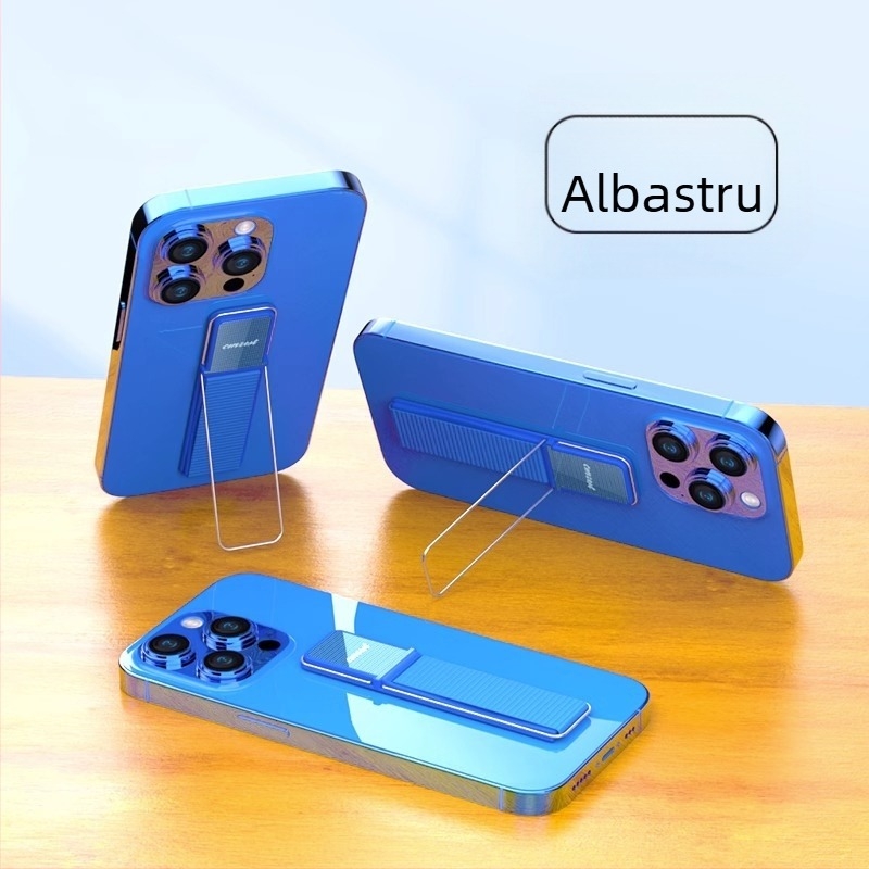 Suport pentru telefon cu inel și curea de mână – anti-cădere, ABS + bandă elastică + arc din oțel inoxidabil + bandă dublu adezivă