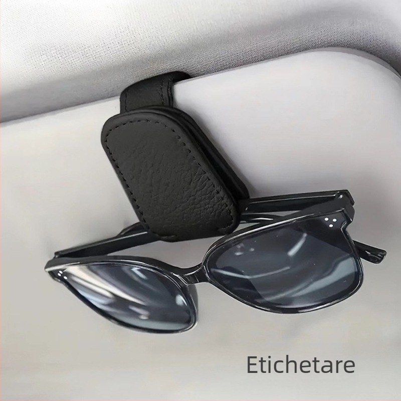 Clip pentru ochelari auto cu priză magnetică și design pliabil; potrivire universală; Material: Altul; Funcție: clip pentru ochelari; Personalizare: Da; Durata de viață: 5 ani