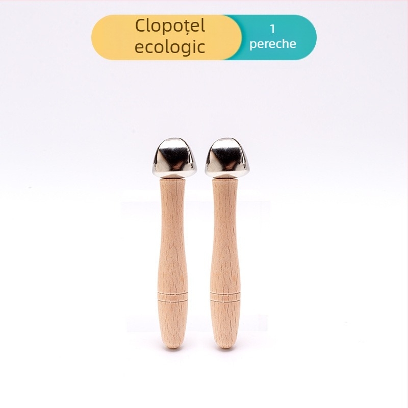 Zornăitoare din lemn pentru copii în stil Orff, cu 13 clopoței