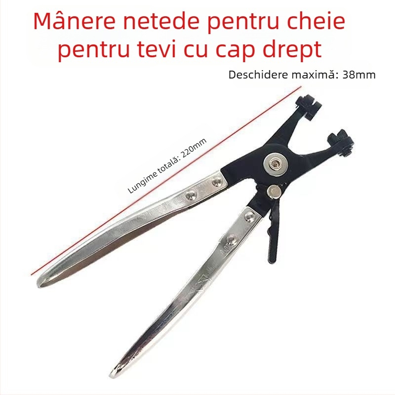 Clește pentru conducte de apă auto — gât drept, pachete de țevi, oțel 65#