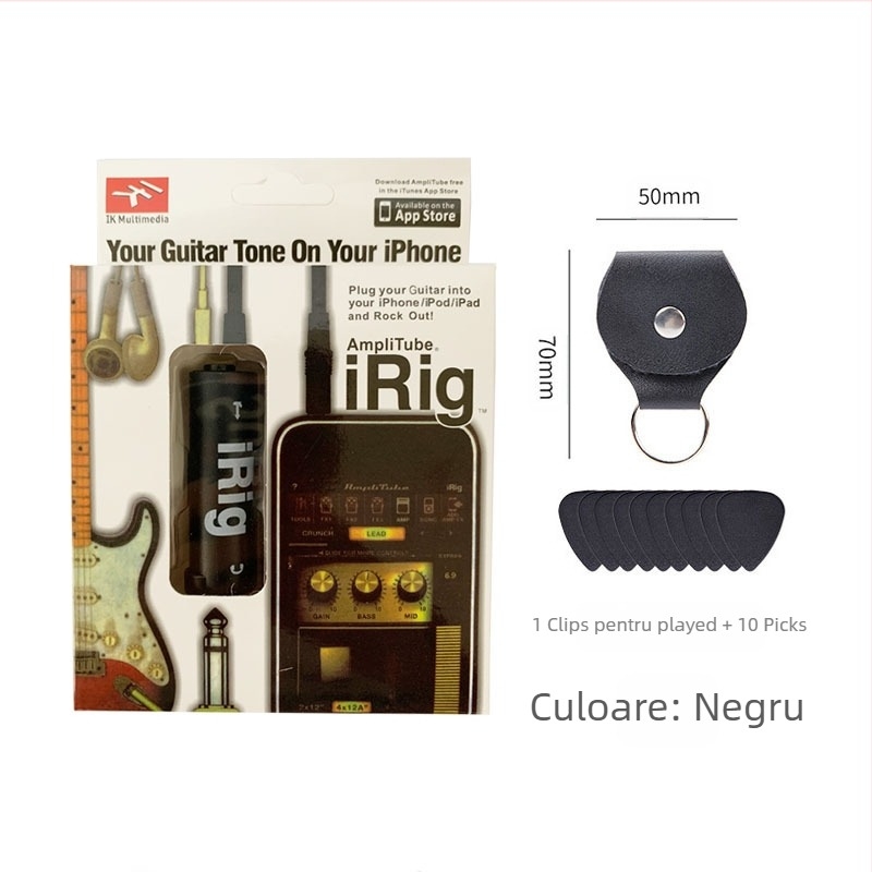 Cablu audio pentru chitară și convertor de placă de sunet pentru dispozitive Apple — Model CSS-0922