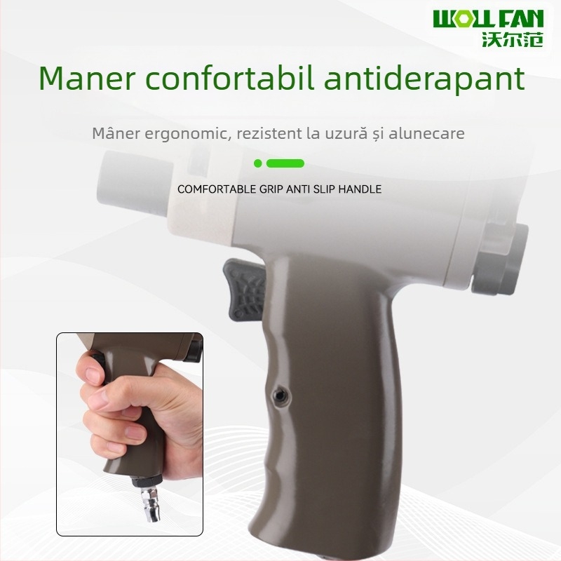 Cheie pneumatică industrială de 1/2 inch cu set de socluri, cu cuplu mare