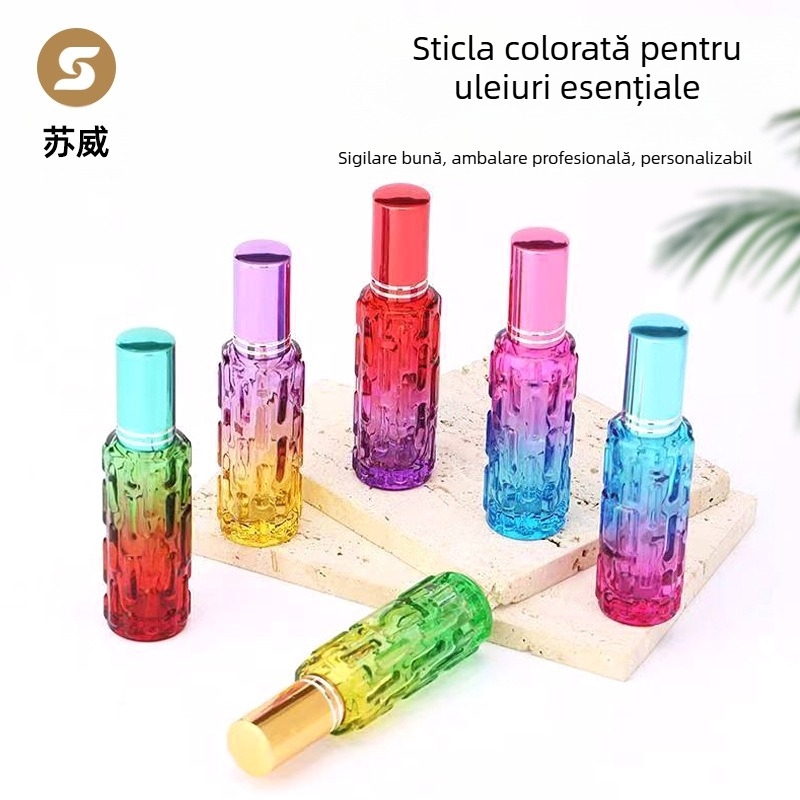Sticluță de parfum, din sticlă, finisaj cu pulverizare, sticlă goală, Solvay, origine Jiangsu