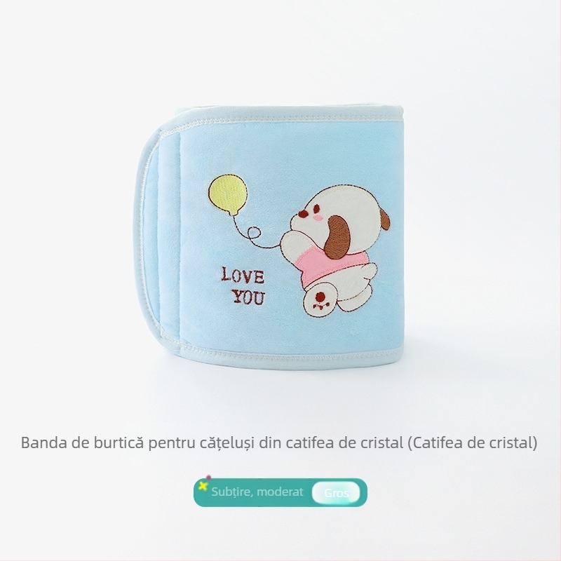 Înfășură pentru burtă pentru nou-născuți, din bumbac cu fleece quilted, marca DoDojami/Doodle Jamie, protecție pentru burtă 0–12 luni