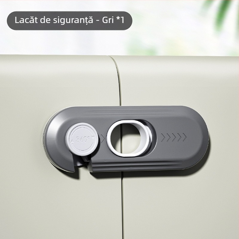 Încuietoare de siguranță pentru copii pentru dulapuri și ferestre, model X-5, ABS plastic, Levy Poetry, aplicație: dulapuri și ferestre, stil modern simplu