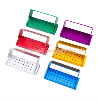 Cutie de depozitare pentru ace dentare, din metal, 30 găuri, sterilizare, rezistentă la temperaturi înalte, JUMTOP