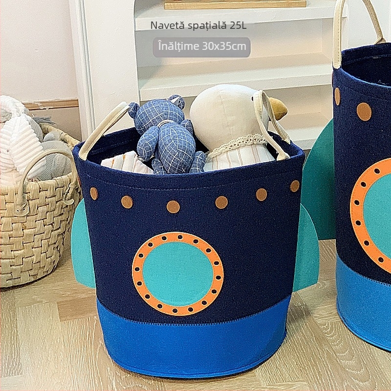 Coș de depozitare din material textil pentru birou, pentru copii, stil desen animat, 1 kg, Nayi Liangpin