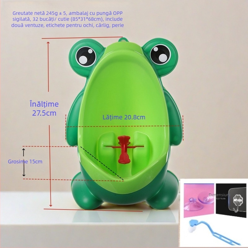 Urinal pentru copii pentru băieți – staționar, montaj pe perete, material PP, brand Heroic, origine Zhejiang