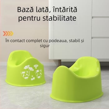 Toaletă portabilă pentru bebeluși, auto, cu antrenament integrat – plastic, marca Ruilin, origine Taizhou, ambalare 50 pungi individuale într-o cutie mare