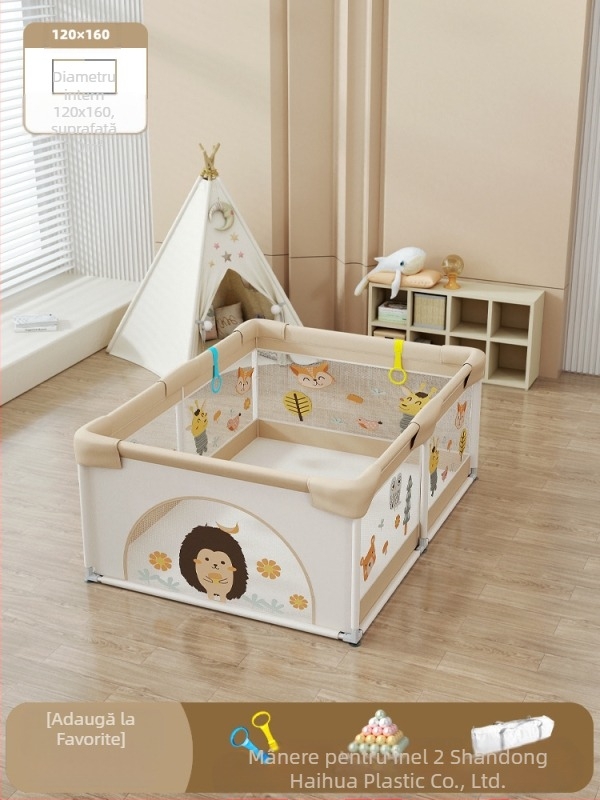 Gardă de siguranță pentru bebeluși cu covoraș textil pentru cățărare – protecție împotriva loviturilor și a căderilor, marca Qiaole bear, pentru 0–2 ani, utilizare în interior