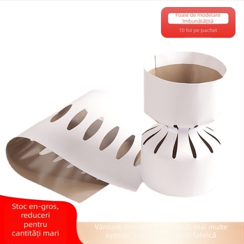 Material de ambalare pentru flori pentru buchete rotunde — căptușeală din carton, proces de indentare, model Upgraded Shaping Film, ambalaj OPP, toleranță ±5%