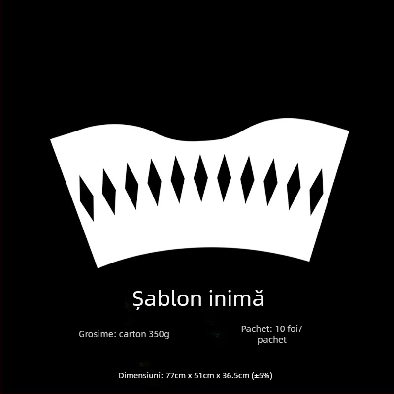 Material de ambalare pentru flori pentru buchete rotunde — căptușeală din carton, proces de indentare, model Upgraded Shaping Film, ambalaj OPP, toleranță ±5%