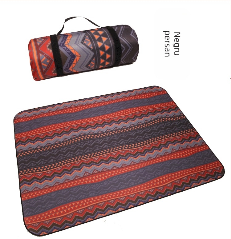 Saltea de picnic impermeabilă pentru exterior — poliester, țesătură Oxford, strat impermeabil cu folie de aluminiu, portabilă pentru plajă și picnic