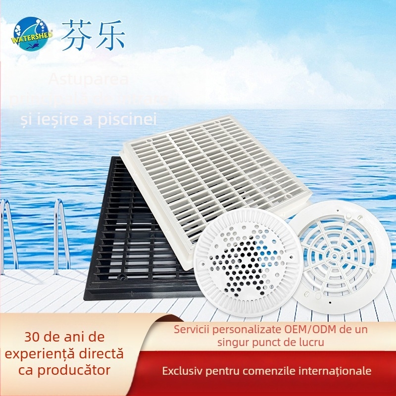 Capac drenaj principal pentru piscină gonflabilă – ABS, Finle, model Main Drainer, potrivit pentru echipamente de divertisment la fața locului și înot