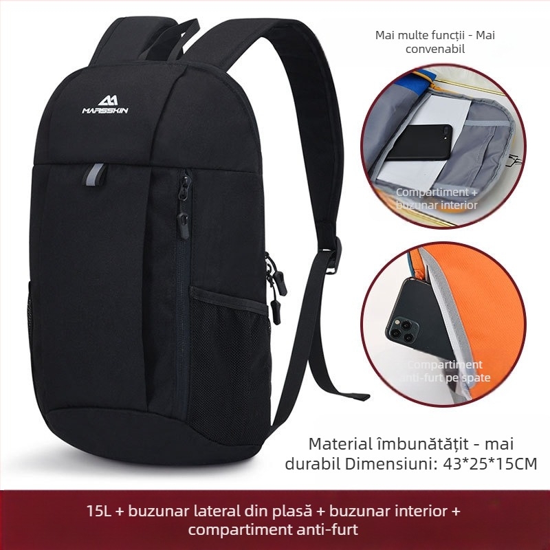 marsskin Rucsac de munte/drumeție, unisex, poliester 600D Oxford, pentru sporturi în aer liber, adulți