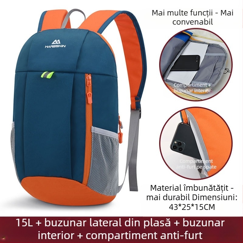 marsskin Rucsac de munte/drumeție, unisex, poliester 600D Oxford, pentru sporturi în aer liber, adulți