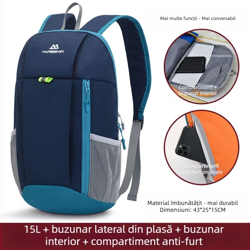marsskin Rucsac de munte/drumeție, unisex, poliester 600D Oxford, pentru sporturi în aer liber, adulți