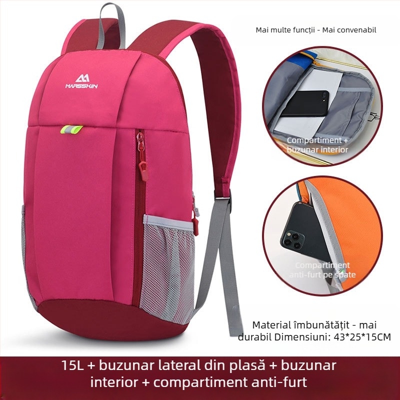 marsskin Rucsac de munte/drumeție, unisex, poliester 600D Oxford, pentru sporturi în aer liber, adulți