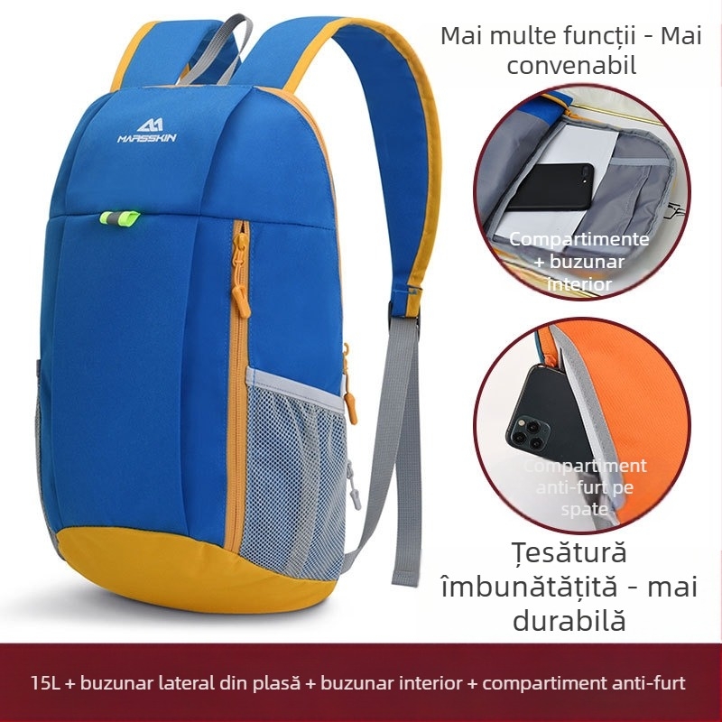 marsskin Rucsac de munte/drumeție, unisex, poliester 600D Oxford, pentru sporturi în aer liber, adulți