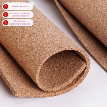 Panou din plută cu densitate înaltă, din lemn moale, pentru diorame și perete foto; granule de 2 mm fin/greu, 3 mm fin/greu, 6 mm greu