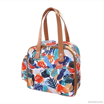 Geantă termoizolantă pentru prânz pentru adulți, stil rucsac, 9L, material Oxford 600D + PEVA