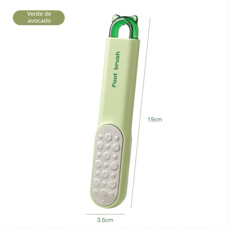 Instrument de șlefuire a pielii de pe tălpi și călcâi – Perie de curățare a picioarelor, multifuncțională (Materiale: ABS, PC, oțel inoxidabil 430, TPR; Formă piatră ponce: ovală; Brand: Xingyang)