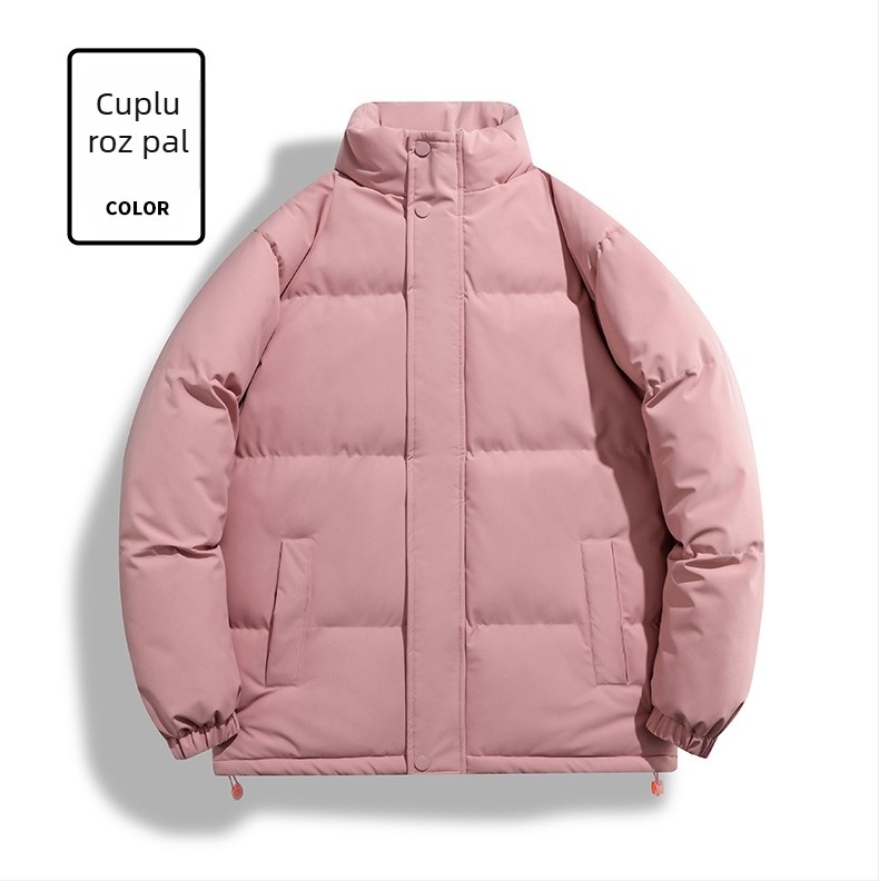 Palton din bumbac - guler înalt, fără glugă; Material: 100% poliester; Umplutură: poliester-bumbac; Captușeală: poliester