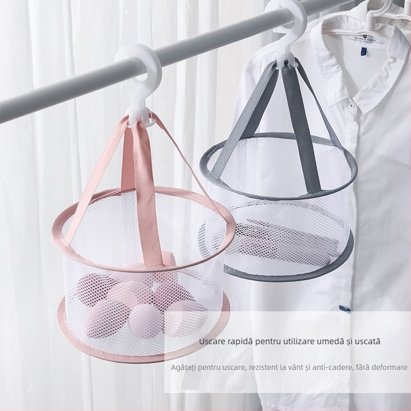 Coix coș de uscare din poliester pentru pensule și bureți de machiaj — pliabil, stil modern minimalist, pachet 200 buc., lansat în 2021