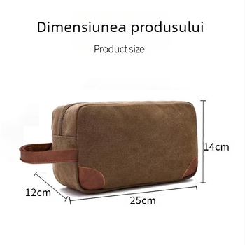 Geantă de toaletă din pânză Heopono – organizator multifuncțional pentru baie