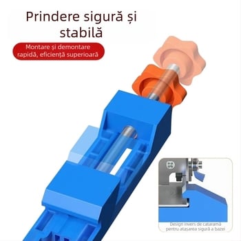 Ghidaj de bază reglabil pentru mașini de tăiat, 24V, compatibil cu polizorul unghiular electric