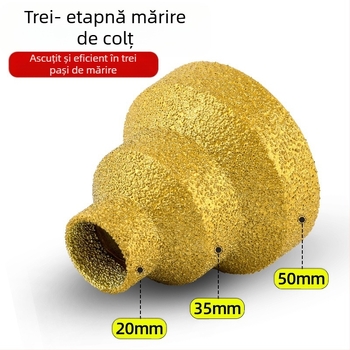 Melton DCK07 Reamer conic multi-strat, brazing, pentru plăci din piatră și marmură