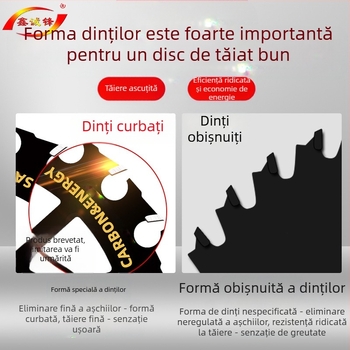 Lamă pentru ferăstrău circular pentru lemn - aliaj, compatibil cu ferăstrău circular electric, portabil