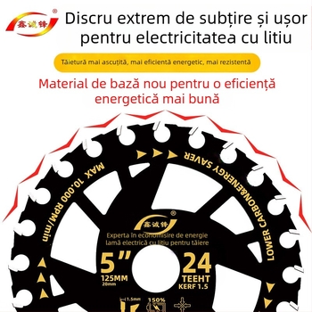 Lamă pentru ferăstrău circular pentru lemn - aliaj, compatibil cu ferăstrău circular electric, portabil
