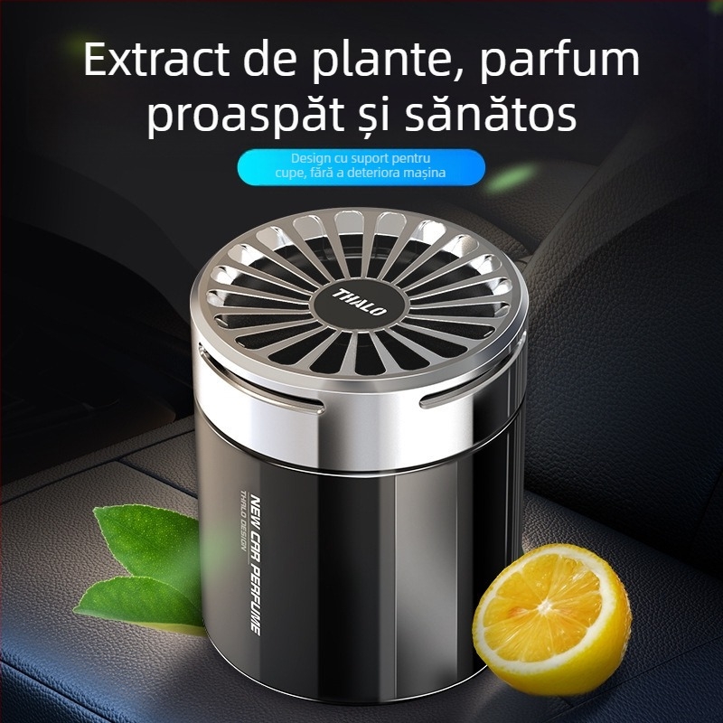 Balsam aromaterapie auto, parfum Elan Xiang, recipient din sticlă, 100–200 mL, volatilizare peste 90 de zile, montaj pe scaun