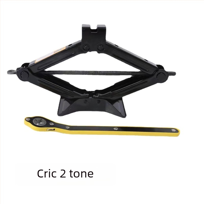 Cric auto de 2T, cu mecanism ratchet, acționat manual, pentru schimbarea anvelopelor