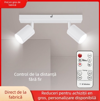 Spot LED de plafon Nordic, cu două capete, montaj pe suprafață, 220V, acoperire 5–10 m²