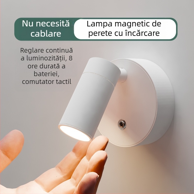 Lampa de perete, stil Nordic, abajur și corp din ABS, tensiune până la 36V