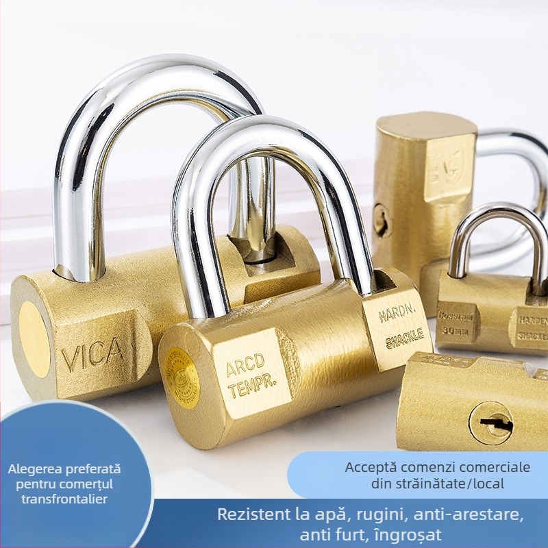  Lacăt de siguranță HP, fier, marca Poly, utilizare universală, stil chinezesc nou
