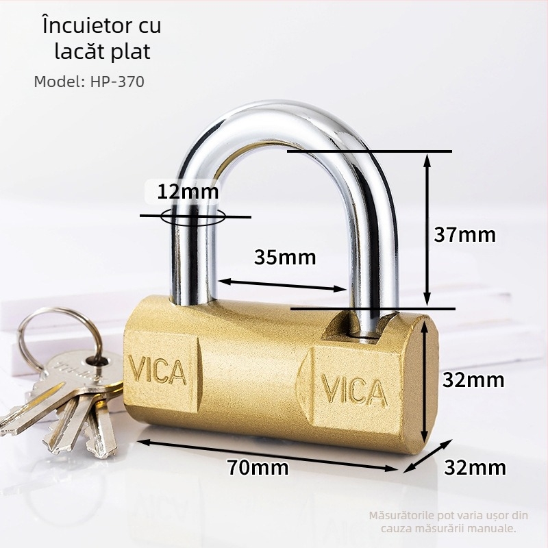 Lacăt de siguranță HP, fier, marca Poly, utilizare universală, stil chinezesc nou