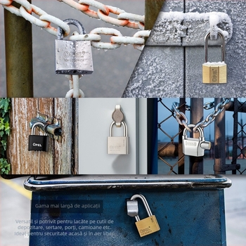 Incuietoare de uz casnic din aliaj de zinc Mindy, model A17/AF17, pentru exterior: uși, cămine studențești, ferestre și garaje.