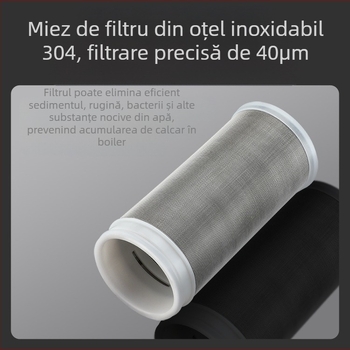 Pre-filtru de apă pentru uz casnic W10, material PP, 0,5 L, 0–55°C, pentru purificare la punctul de utilizare